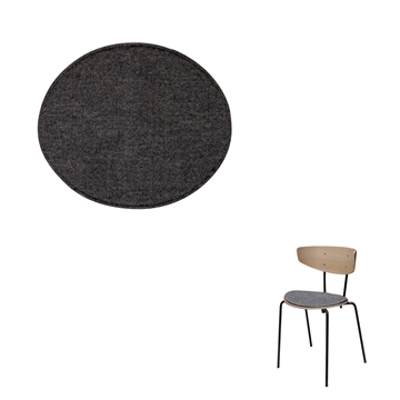 Non-reversible Luxury seat cushion in Hallingdal 65 Fabric for the Herman Chair